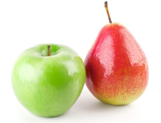 pomme et poire pour le régime dukan
