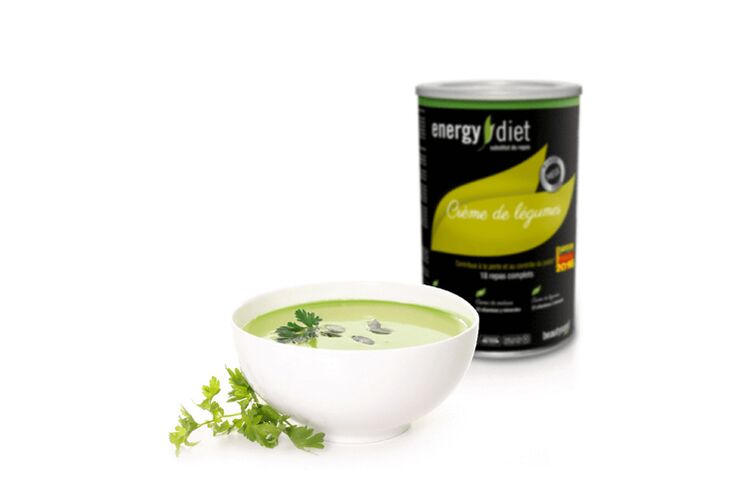 Soupe de légumes sur l'énergie